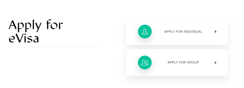 Visit Saudi Application menu 2