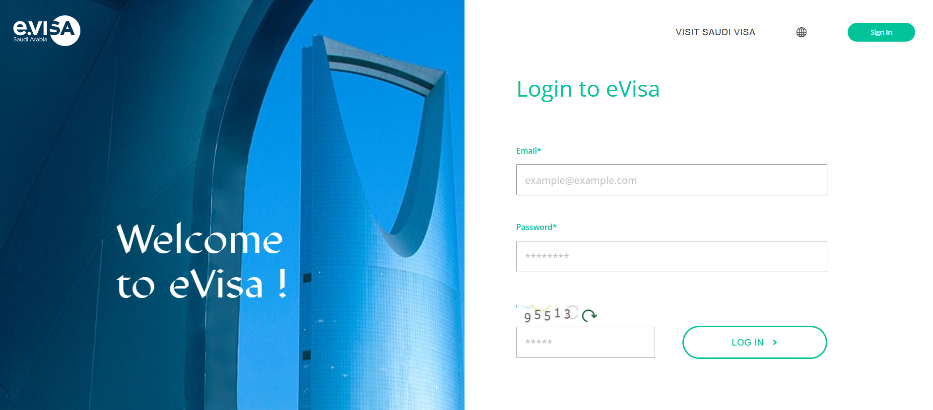 Visit Saudi Log In